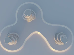 Futuristic Building Concept 3D Model