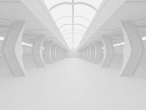 Concept space interior empty rooms Modelo 3D