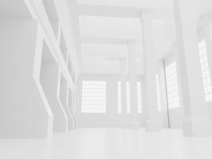 Concept space interior empty rooms Modelo 3D