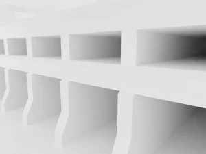 Concept space interior empty rooms 3D Model