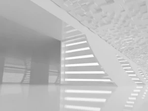 Concept space interior empty rooms 3D Model