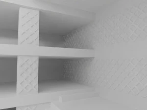 Concept space interior empty rooms 3D Model