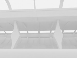 Concept space interior empty rooms Modelo 3D