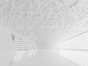 Concept space interior empty rooms Modelo 3D
