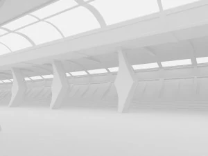 Concept space interior empty rooms 3D Model