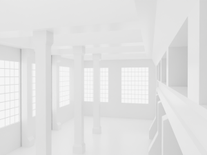 Concept space interior empty rooms Modelo 3D