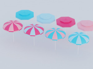 Barbie house props cartoon asset Modelo 3D