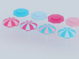 Barbie house props cartoon asset 3D Model