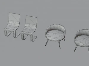 Barbie house props cartoon asset 3D Model