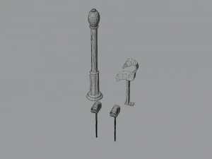Barbie house props cartoon asset 3D Model