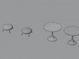 Barbie house props cartoon asset Modelo 3D