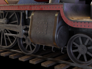 Locomotive GWR 4900 class 5972 Olton Hall Hogwarts Express Modèle 3D