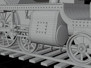Locomotiva GWR 4900 classe 5972 Olton Hall Hogwarts Express Modelo 3D