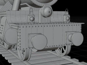 Locomotiva GWR 4900 classe 5972 Olton Hall Hogwarts Express Modelo 3D