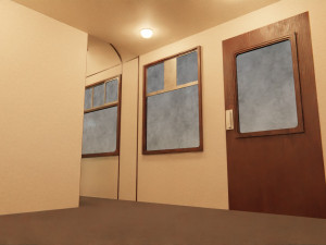 Rail train wagon compartment coach interior hogwarts express 3D मॉडल