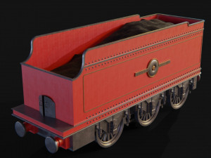 Tender GWR 4900 Olton Hall Hogwarts Express Modelo 3D
