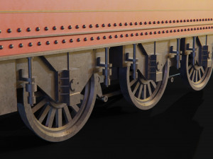 Tender GWR 4900 Olton Hall Hogwarts Express Modelo 3D