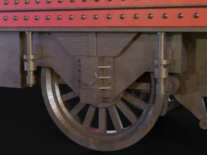 Tender GWR 4900 Olton Hall Hogwarts Express Modelo 3D