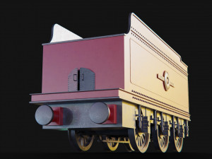 Tender GWR 4900 Olton Hall Hogwarts Express Modelo 3D