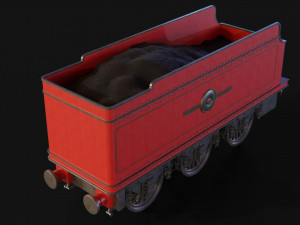 Tender GWR 4900 Olton Hall Hogwarts Express Modelo 3D