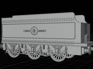 Concurso GWR 4900 Olton Hall Hogwarts Express Modelo 3D