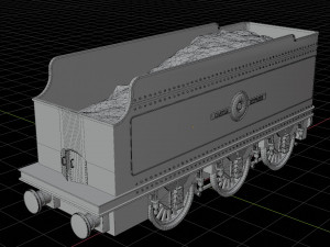 Tender GWR 4900 Olton Hall Hogwarts Express Modelo 3D