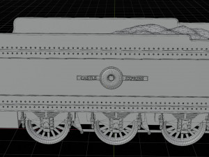 Tender GWR 4900 Olton Hall Hogwarts Express Modelo 3D