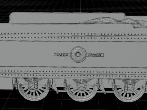 Concurso GWR 4900 Olton Hall Hogwarts Express Modelo 3D