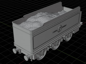 Tender GWR 4900 Olton Hall Hogwarts Express Modelo 3D