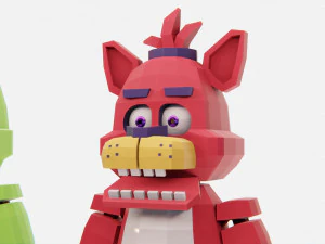 Animatronics character low poly fnaf 3D Model