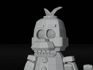 Animatronics character low poly fnaf 3D Model