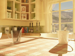 Cartoon Kitchen Room Props Modelo 3D