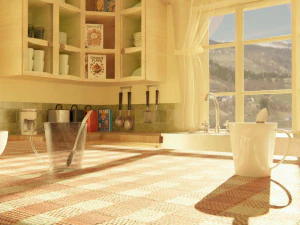 Cartoon Kitchen Room Props 3D Model