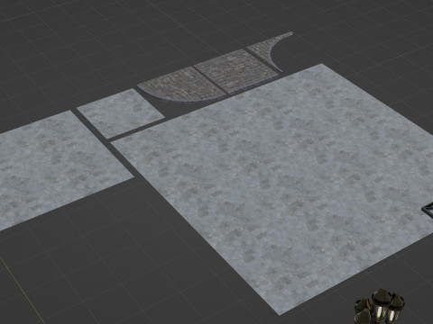 Modular European Quartal Building 3D 모델