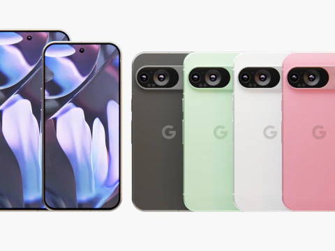 Google Pixel 9 Pixel 9 PRO Pixel 9 XL Pixels efects 3D Model