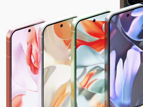 Google Pixel 9 Pixel 9 PRO Pixel 9 XL Pixels efects 3D Model