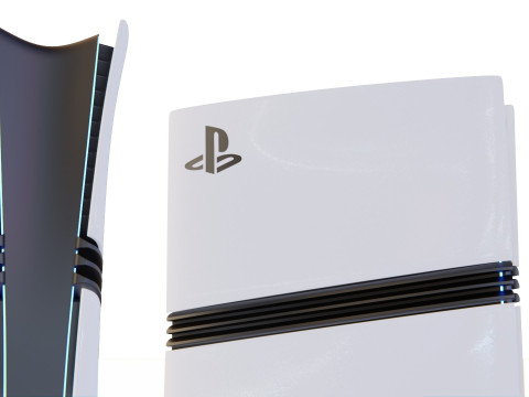High-Poly of PlayStation 5 Pro 3Dモデル