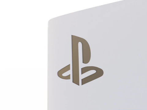 High-Poly of PlayStation 5 Pro 3D Model