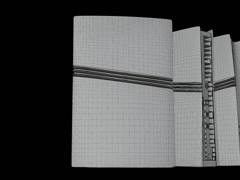 High-Poly of PlayStation 5 Pro 3D Model
