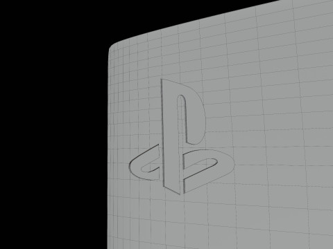 High-Poly of PlayStation 5 Pro 3Dモデル
