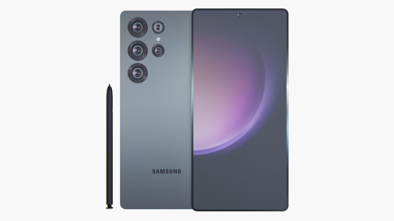 Detailed of Samsung S25 Ultra 3D Model .c4d .max .obj .3ds .fbx .stl .blend 