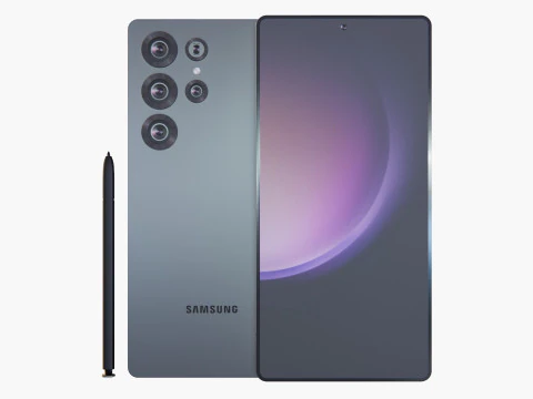 सैमसंग S25 अल्ट्रा का विवरण 3D मॉडल