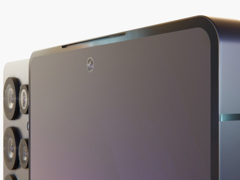 Detailed of Samsung S25 Ultra 3D Model