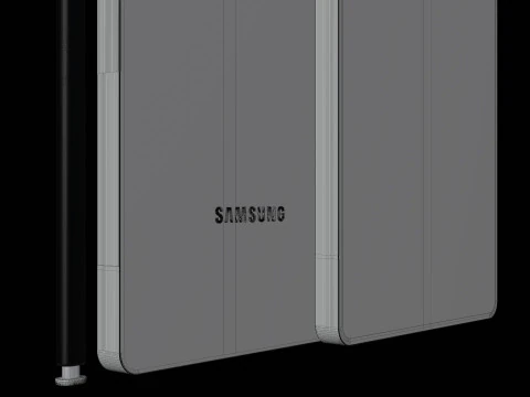 Detailed of Samsung S25 Ultra 3D Model