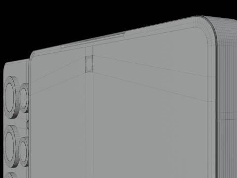 Detailed of Samsung S25 Ultra 3D Model