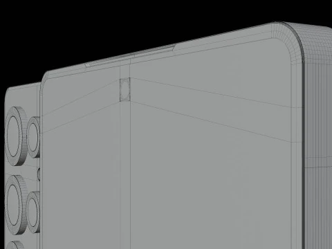 Detailed of Samsung S25 Ultra 3D Model