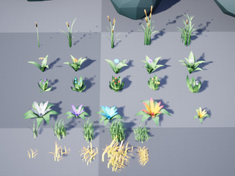 Low Poly Nature Forest Model 3D