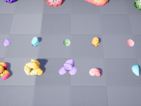 Low Poly Nature Underwater 3D Модель
