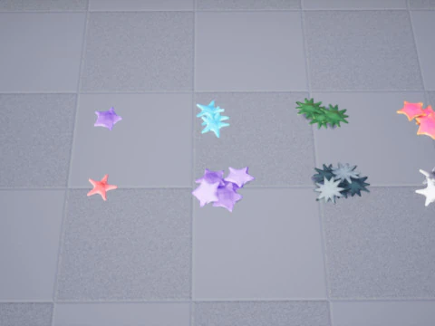 Low Poly Nature Underwater 3D Model