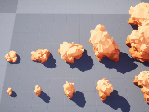 Low Poly Nature Desert 3D Model